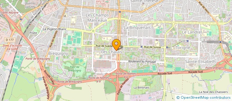 localisation de l'entreprise MONSIEUR JACQUES TRINEL  RENNES