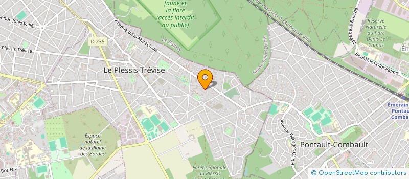 localisation de l'entreprise MONSIEUR JACQUES TRIOCHE  LE PLESSIS-TREVISE