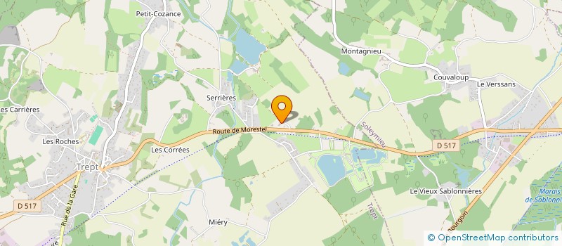 localisation de l'entreprise MONSIEUR JACQUES TROILLE  TREPT