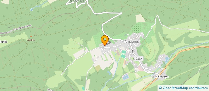 localisation de l'entreprise MONSIEUR JACQUES TRONCIN  AMAGNEY