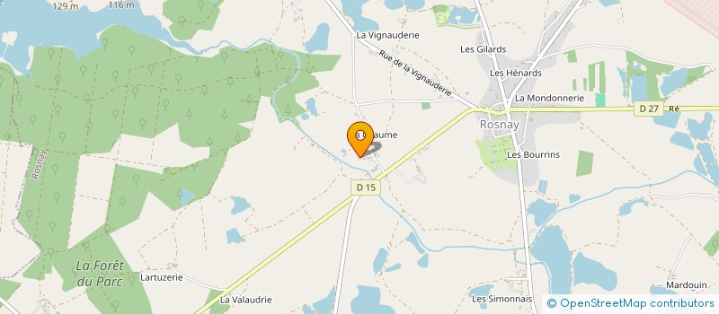 localisation de l'entreprise MONSIEUR JACQUES TROTIGNON à ROSNAY