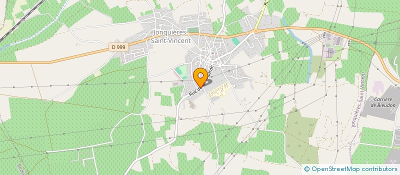 localisation de l'entreprise MONSIEUR JACQUES TROUCHAUD  JONQUIERES-SAINT-VINCENT