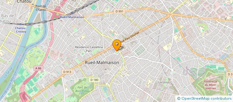 localisation de l'entreprise MONSIEUR JACQUES TROUPILLON à RUEIL-MALMAISON
