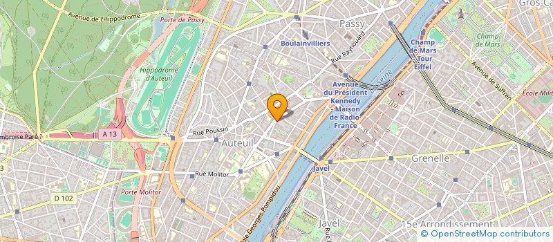 localisation de l'entreprise MONSIEUR JACQUES TROUVILLIEZ  PARIS