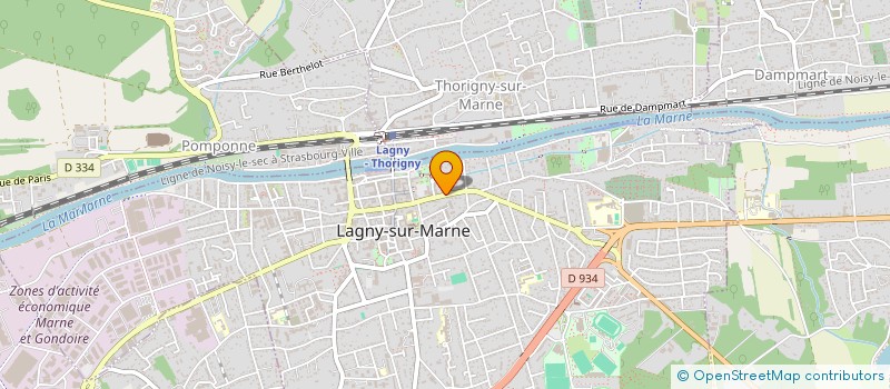 localisation de l'entreprise MONSIEUR JACQUES TRUCHET  LAGNY-SUR-MARNE