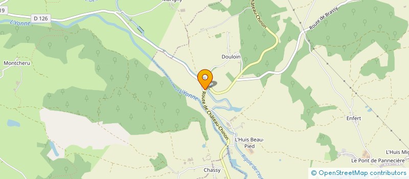 localisation de l'entreprise MONSIEUR JACQUES TRUCHOT  MHERE