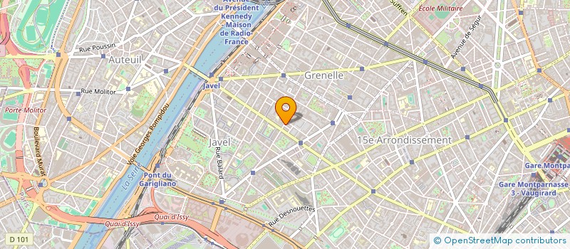 localisation de l'entreprise MONSIEUR JACQUES TRUFFAUT  PARIS