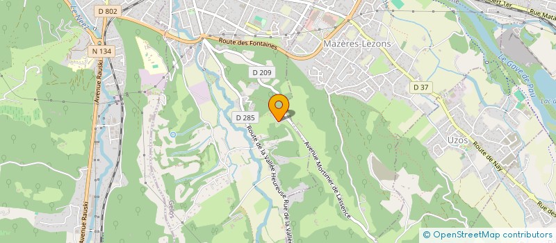 localisation de l'entreprise MONSIEUR JACQUES TURBOT  GELOS