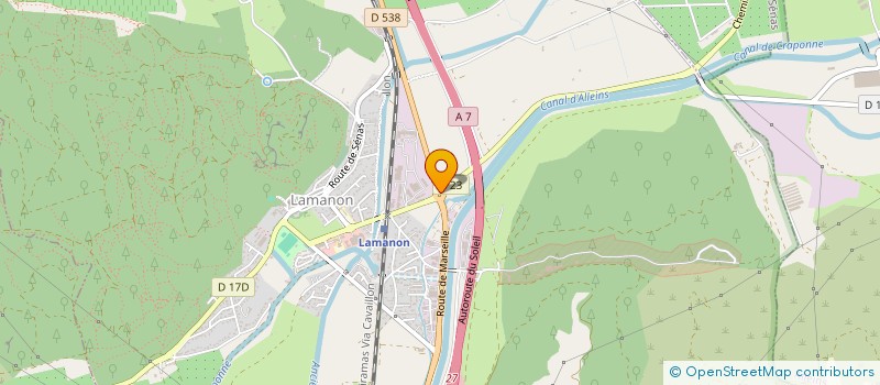 localisation de l'entreprise MONSIEUR JACQUES TURIEL à LAMANON