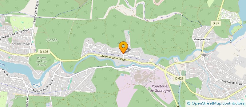 localisation de l'entreprise MONSIEUR JACQUES TURON-LABORDE  MIMIZAN