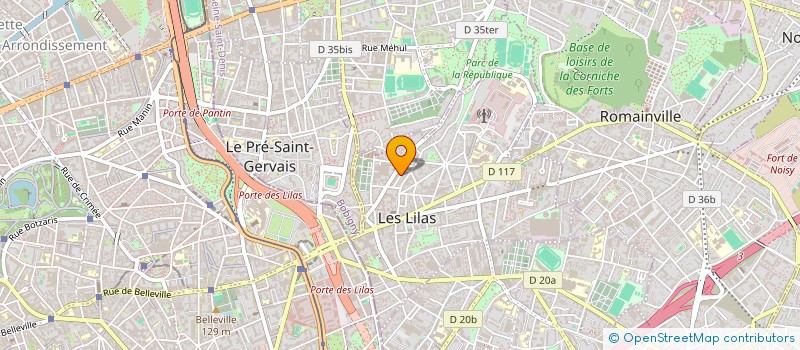 localisation de l'entreprise MONSIEUR JACQUES ULLY à LES LILAS