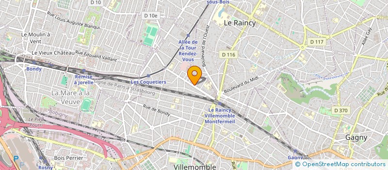 localisation de l'entreprise MONSIEUR JACQUES ULMANN à VILLEMOMBLE