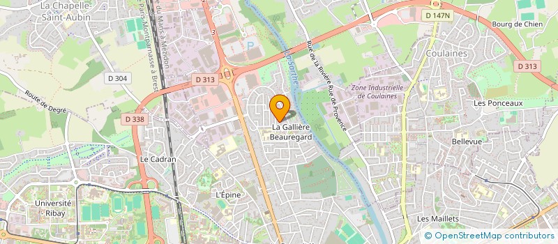 localisation de l'entreprise MONSIEUR JACQUES VADE  LE MANS