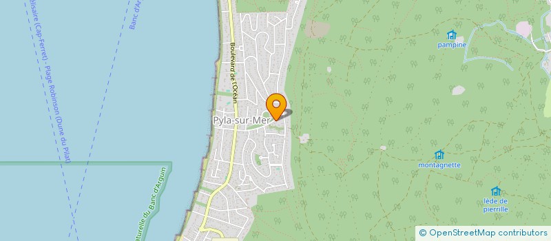 localisation de l'entreprise MONSIEUR JACQUES VALLET à LA TESTE DE BUCH