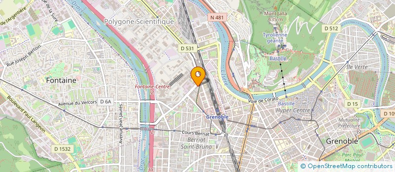 localisation de l'entreprise MONSIEUR JACQUES VALLEZ  GRENOBLE