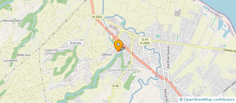 localisation de l'entreprise MONSIEUR JACQUES VALLIAMEE NADIANA  SAINTE-SUZANNE