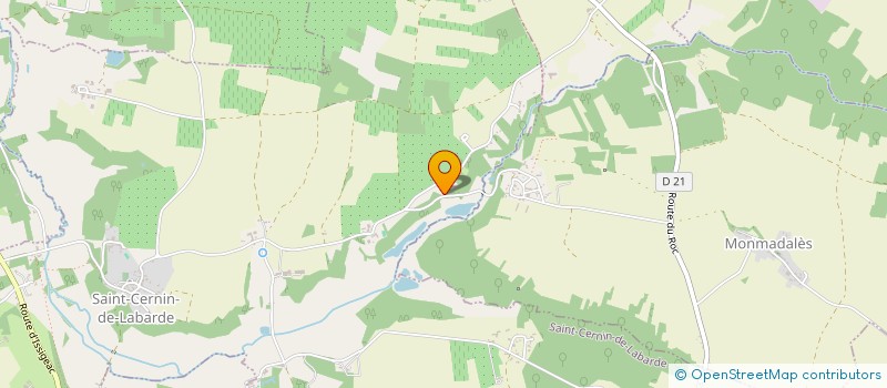 localisation de l'entreprise MONSIEUR JACQUES VALLIER  MONMADALES