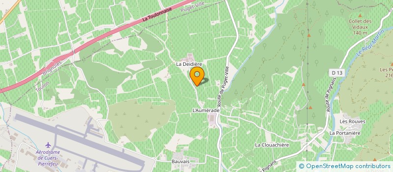 localisation de l'entreprise MONSIEUR JACQUES VAN LIERDE  PIERREFEU-DU-VAR