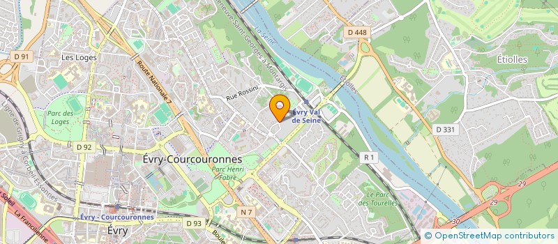 localisation de l'entreprise MONSIEUR JACQUES VANDEPUTTE à EVRY-COURCOURONNES