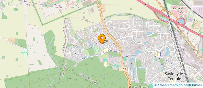 localisation de l'entreprise MONSIEUR JACQUES VANDERSCHOOTEN  SAVIGNY-LE-TEMPLE