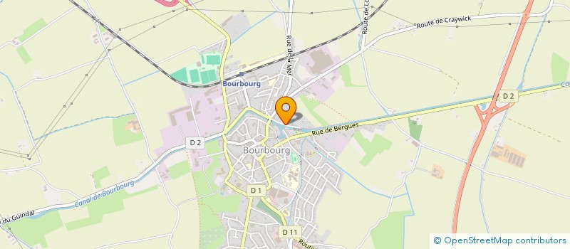 localisation de l'entreprise MONSIEUR JACQUES VANHAECKE à BOURBOURG