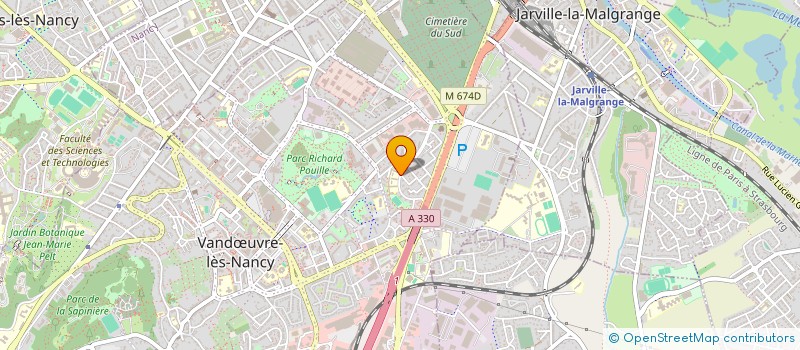 localisation de l'entreprise MONSIEUR JACQUES VASIER  VANDUVRE-LES-NANCY