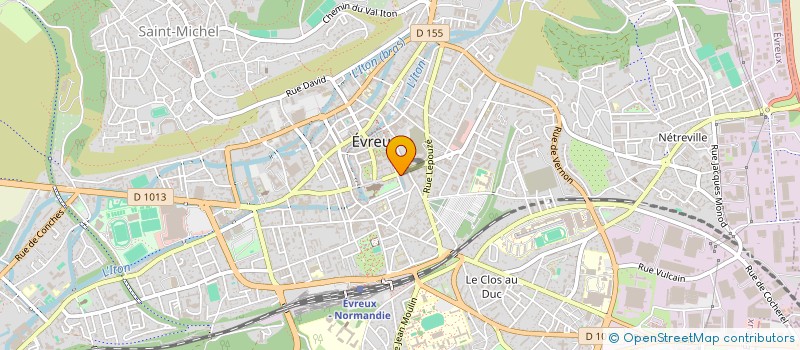 localisation de l'entreprise MONSIEUR JACQUES VAUGIN  EVREUX