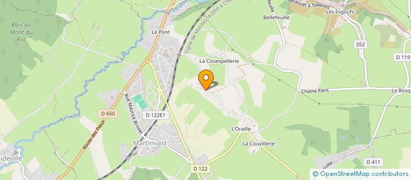 localisation de l'entreprise MONSIEUR JACQUES VAUTIER à MARTINVAST
