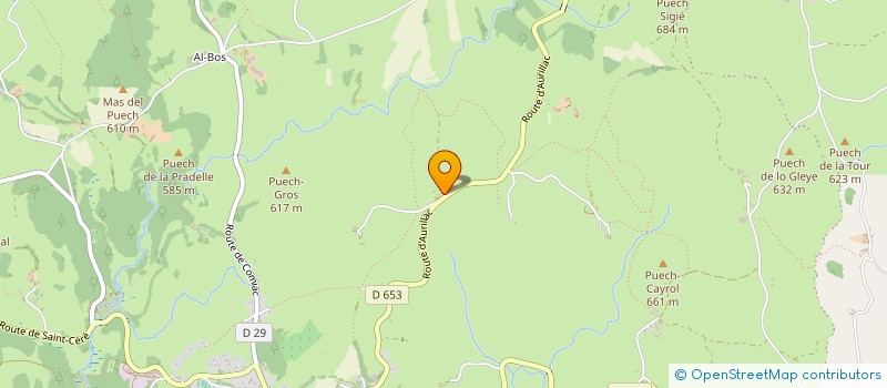 localisation de l'entreprise MONSIEUR JACQUES VENRIES  SOUSCEYRAC-EN-QUERCY