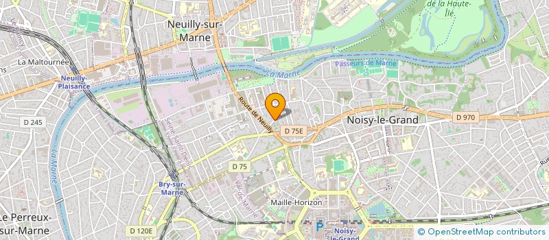 localisation de l'entreprise MONSIEUR JACQUES VERCHERE  NOISY-LE-GRAND