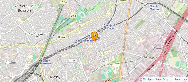 localisation de l'entreprise MONSIEUR JACQUES VERDIER à ANTONY