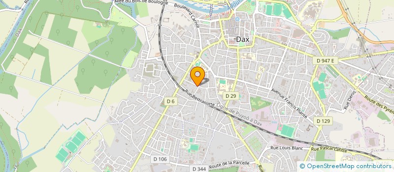 localisation de l'entreprise MONSIEUR JACQUES VERGES à DAX