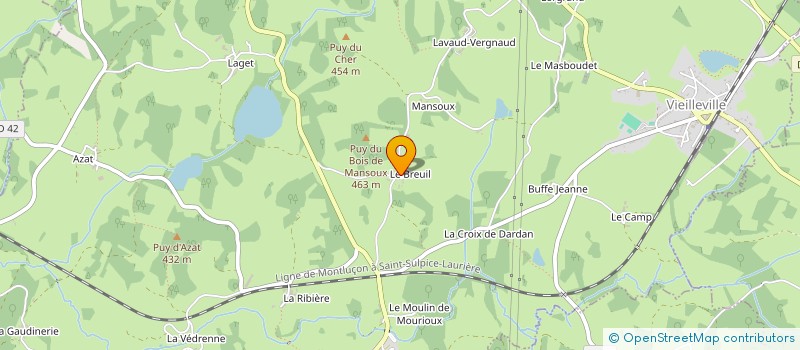 localisation de l'entreprise MONSIEUR JACQUES VERGNAUD à MOURIOUX-VIEILLEVILLE
