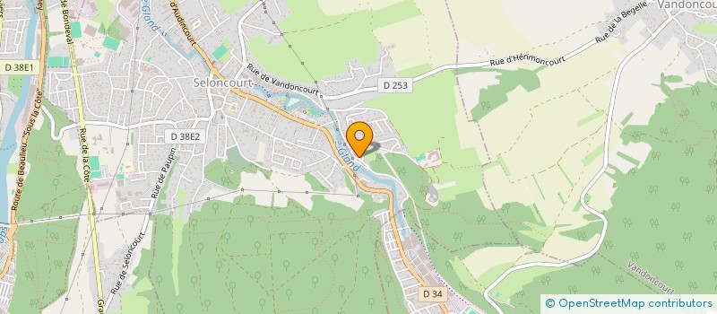 localisation de l'entreprise MONSIEUR JACQUES VERNEREY  SELONCOURT