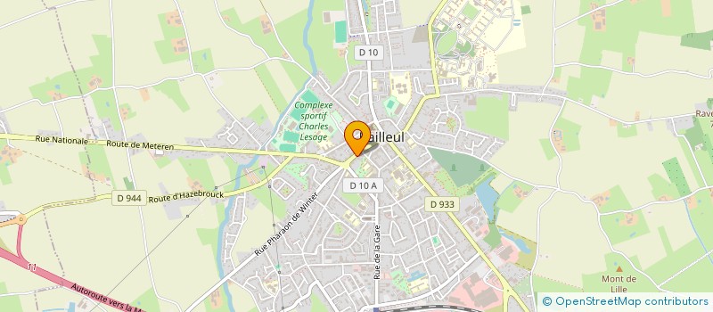 localisation de l'entreprise MONSIEUR JACQUES VERRIELE à BAILLEUL