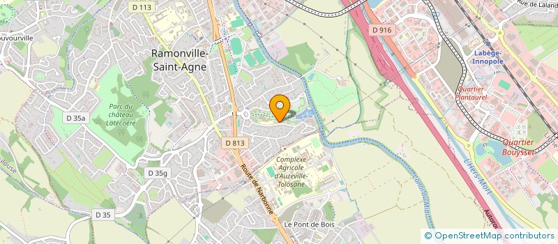 localisation de l'entreprise MONSIEUR JACQUES VERRIERE à RAMONVILLE-SAINT-AGNE