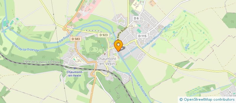 localisation de l'entreprise MONSIEUR JACQUES VERSCHUERE  CHAUMONT-EN-VEXIN