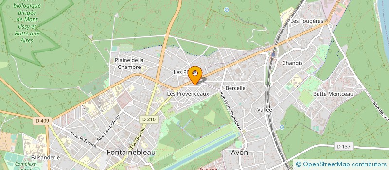 localisation de l'entreprise MONSIEUR JACQUES VESIN à FONTAINEBLEAU