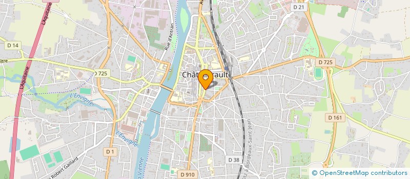 localisation de l'entreprise MONSIEUR JACQUES VEYRINE  CHATELLERAULT