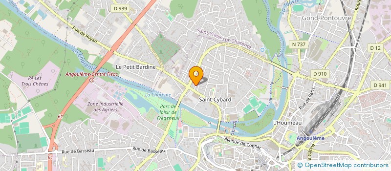 localisation de l'entreprise MONSIEUR JACQUES VEYSER à ANGOULEME