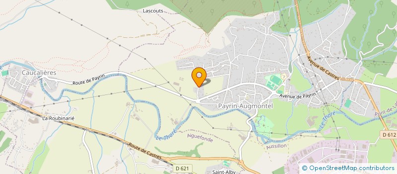 localisation de l'entreprise MONSIEUR JACQUES VIADER  PAYRIN-AUGMONTEL