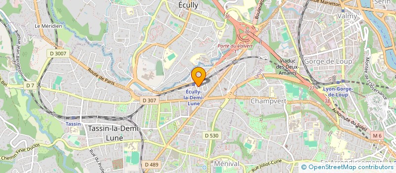 localisation de l'entreprise MONSIEUR JACQUES VIAL  TASSIN-LA-DEMI-LUNE