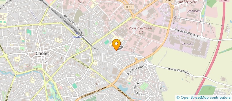 localisation de l'entreprise MONSIEUR JACQUES VIDAL à CHOLET