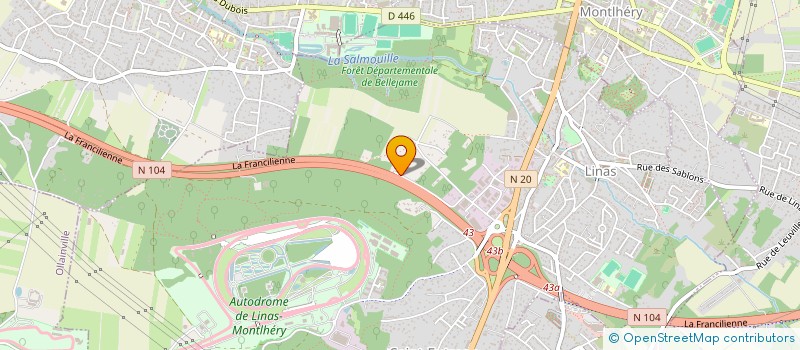 localisation de l'entreprise MONSIEUR JACQUES VILBOIS à LINAS