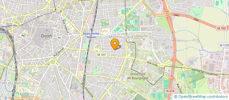 localisation de l'entreprise MONSIEUR JACQUES VILEO à DIJON