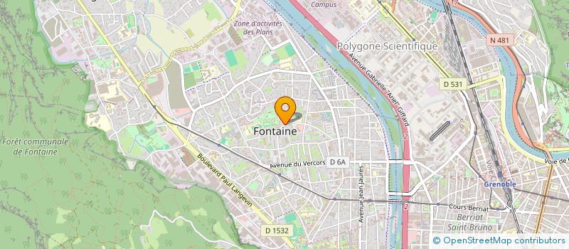 localisation de l'entreprise MONSIEUR JACQUES VILETTE  FONTAINE