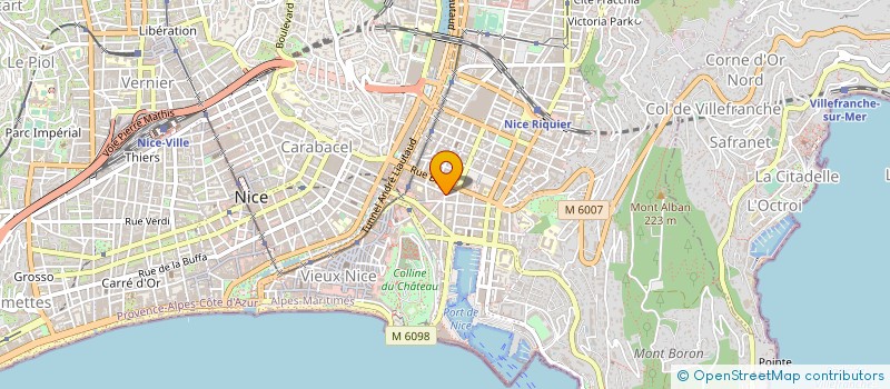 localisation de l'entreprise MONSIEUR JACQUES VILLEMIN à NICE