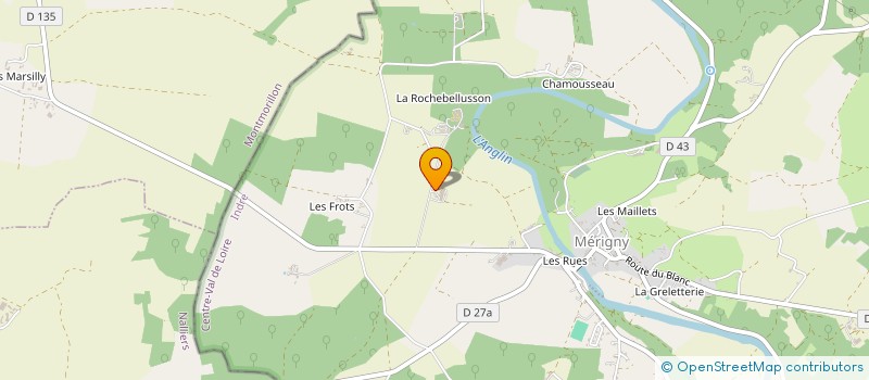 localisation de l'entreprise MONSIEUR JACQUES VINCENT à MERIGNY