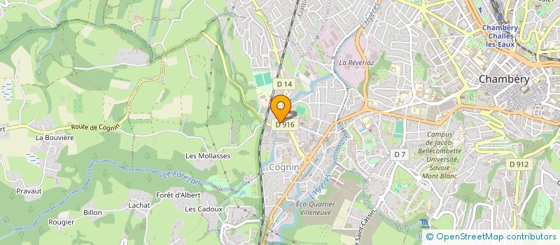 localisation de l'entreprise MONSIEUR JACQUES VINCENT  COGNIN