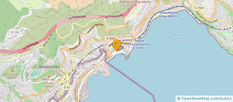 localisation de l'entreprise MONSIEUR JACQUES VINCILEONI à ROQUEBRUNE-CAP-MARTIN